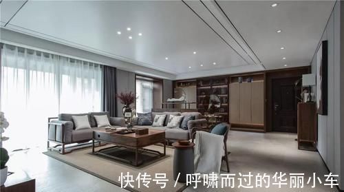 惬意|这才是新中式,150㎡诗意空间,一入户,就被客厅惊艳
