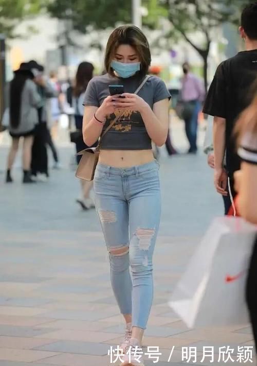 破洞牛仔裤|打底裤穿出高级甜美感,低调又不失个性,优雅而时髦