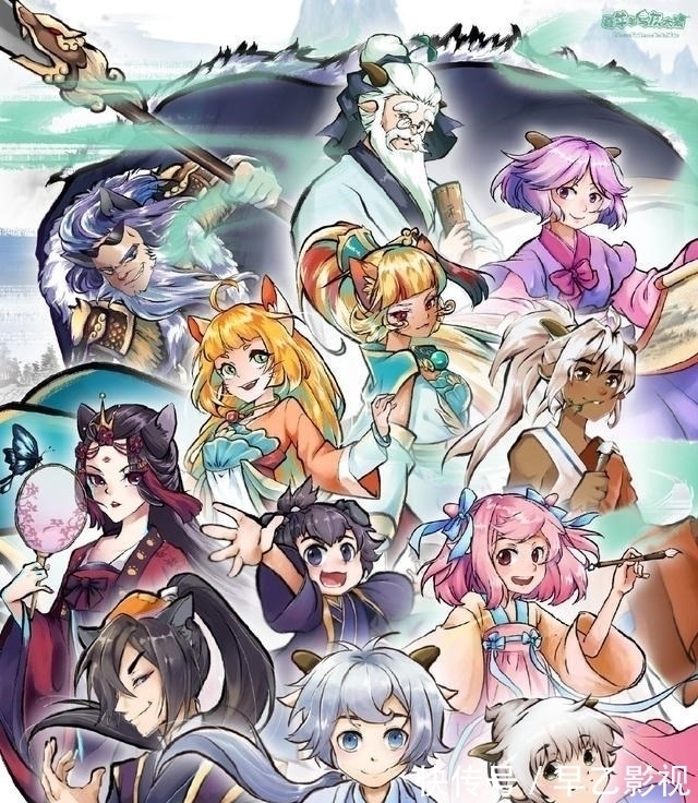 官方|“喜灰”官方拟人画风多,奇猫版唯美,筐胜篇帅气,羊守4最时髦