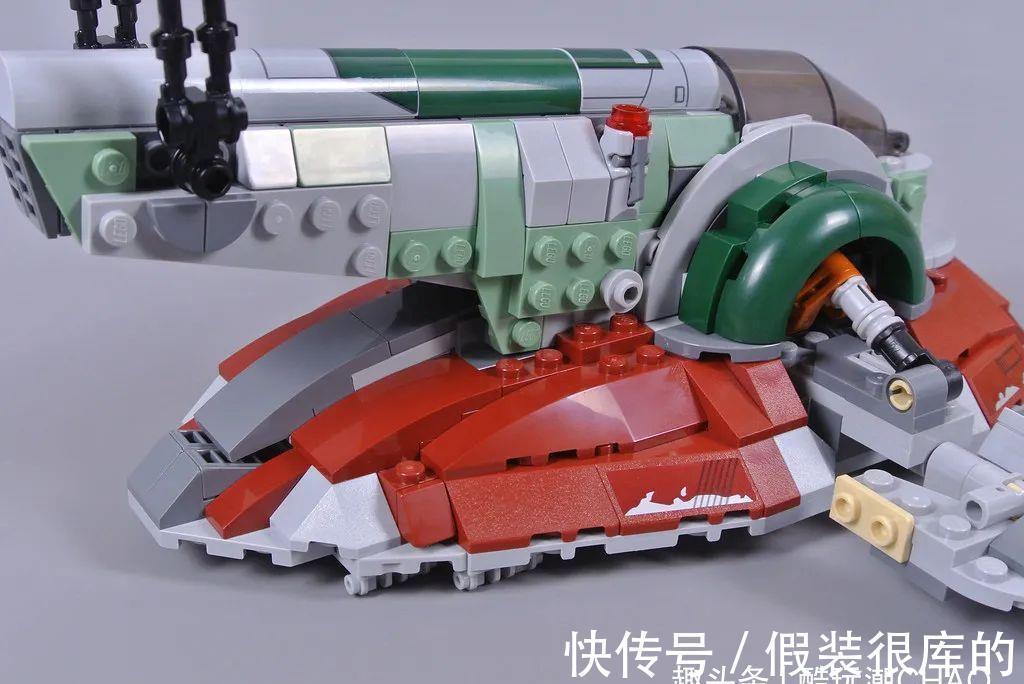 曼达洛人|乐高星球大战75312波巴·费特的星际飞船横向评测