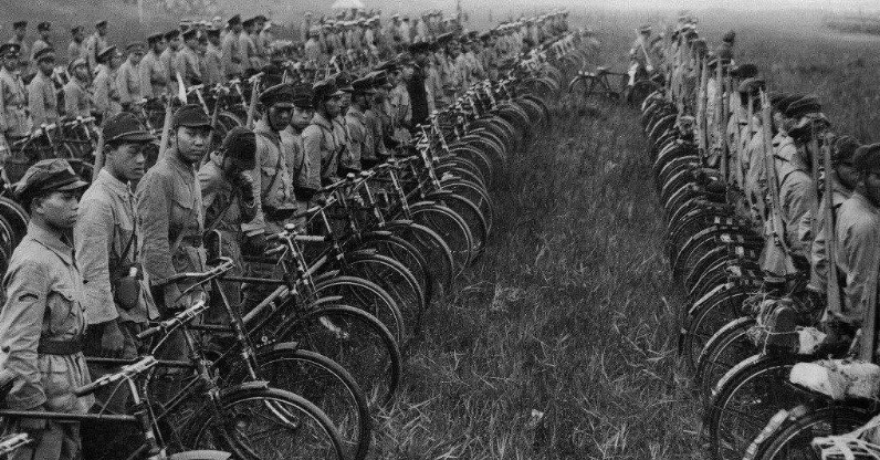 轮胎|日军赢得马来亚战役胜利靠什么?没轮胎的自行车,581名先遣队