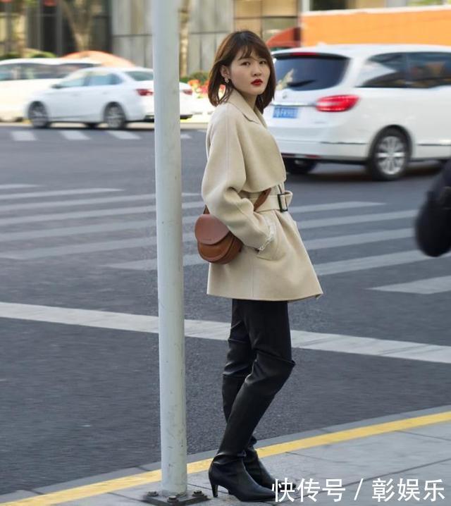 小个子女生,冬季穿大衣多选这“2个”长度,好看又显高