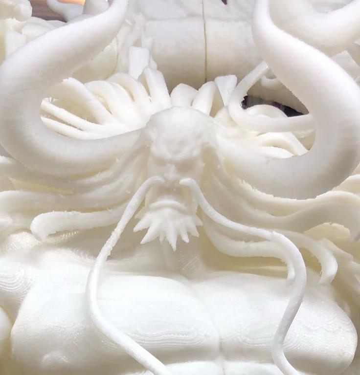 衣服|大神晒未上色凯多手办,全身雪白仿佛白玉,看到衣服后才知买不起