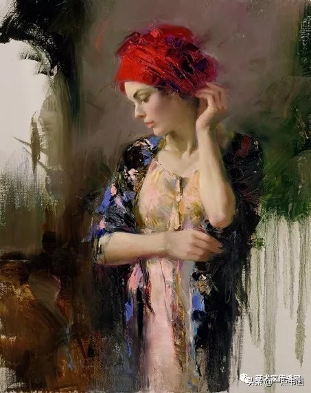 美术学院$皮诺德埃尼的油画人物，色彩斑斓，动静结合，光彩照人