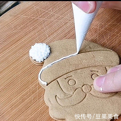 #我心中的冬日限定#圣诞老人糖霜饼干