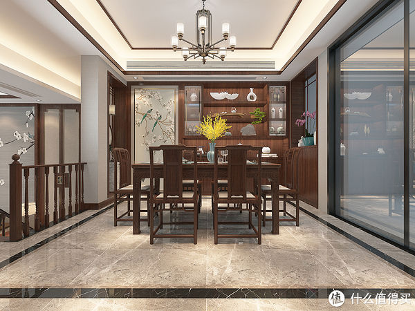 中式|上海夫妻的新房装中式，三层别墅，虽然面积不大，装出来却很温馨