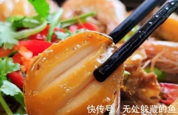 水豆粉|四味鲍鱼，将蒸鲍鱼原计水淋在鲍片上，此菜有一菜四味！