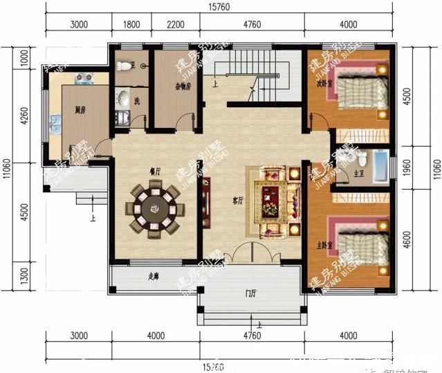 户型|2栋宽15米左右的农村别墅,返乡建房首选,户型好造价合适