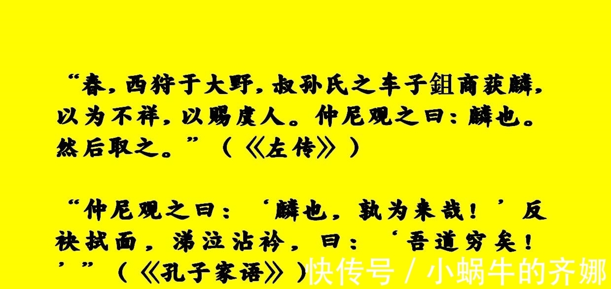 春秋时期|公元前481年，孔子在山东菏泽见到一只“麒麟”，这是种什么生物？