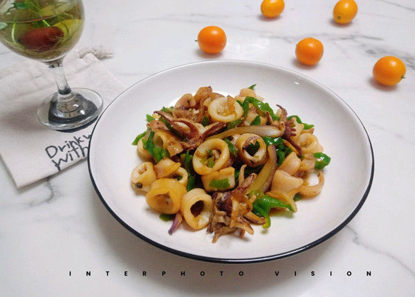 辣椒洋葱炒小管