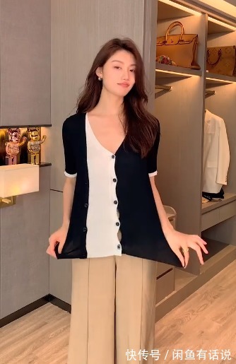 亮色|为什么你穿针织开衫显老气,这5组对比太真实,阿姨和姐姐的区别