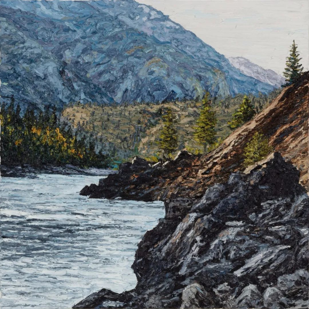加拿大画家马特·巴恩的风景油画,笔触流畅,大美