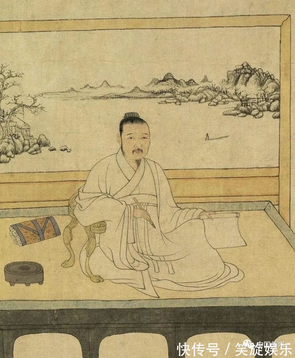 台北故宫博物院@他们使中国山水画的笔墨技巧达到了一个高峰