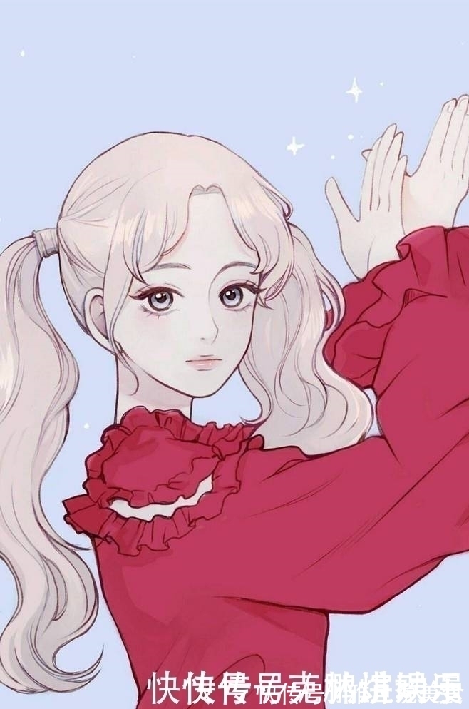 小姐姐|一组少女心十足的好看插画,很适合做卡通动漫头像哦!