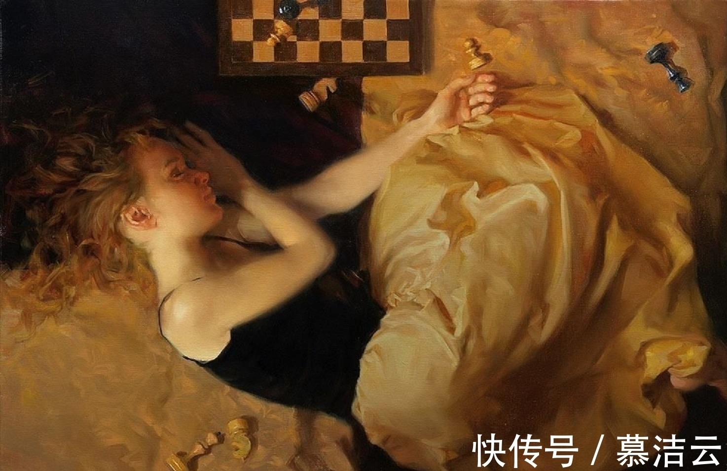 画作@如此唯美动人的画作,源于对艺术基础的深刻认识和理解