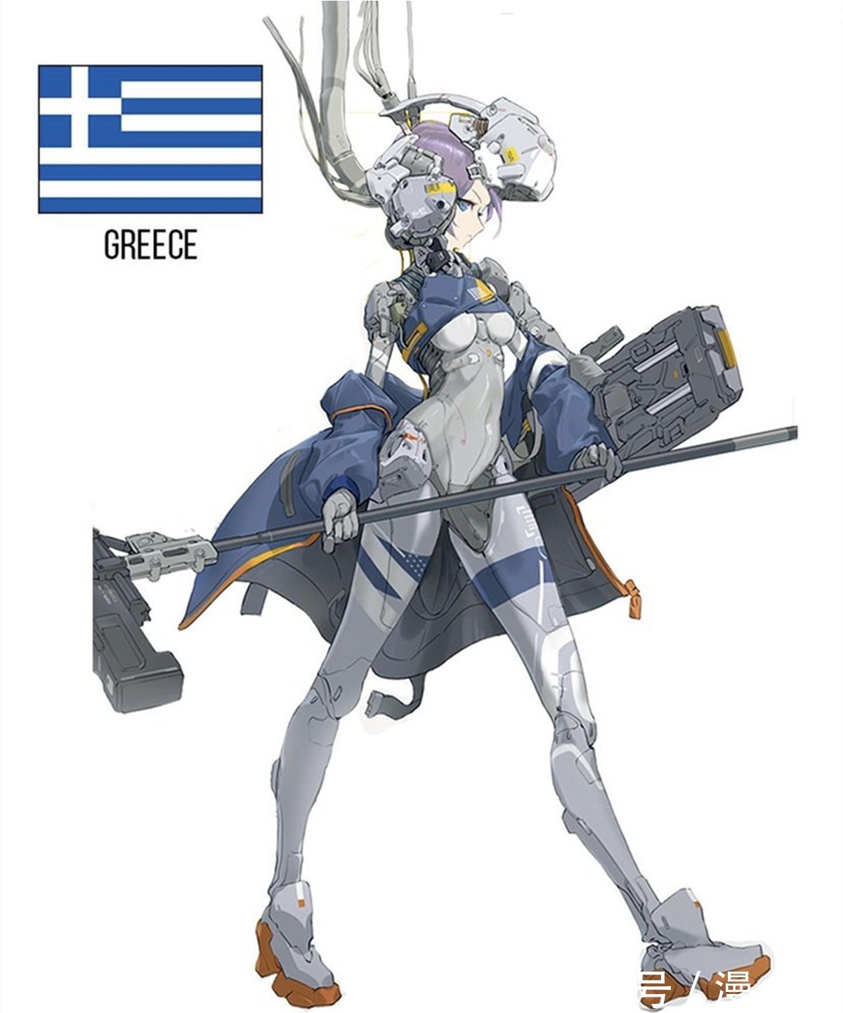 国旗|当机娘被设计成国旗的模样,有的现代感十足,有的还停留在近代