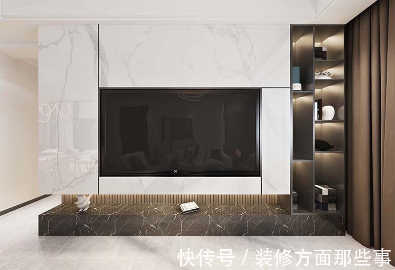 背景墙|151平现代风四居室,诠释不一样的现代生活仪式感