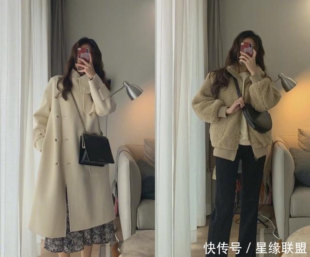 冬天别穿的太沉闷，奶白咖色浅灰等浅色系温暖又大方，好看还气质