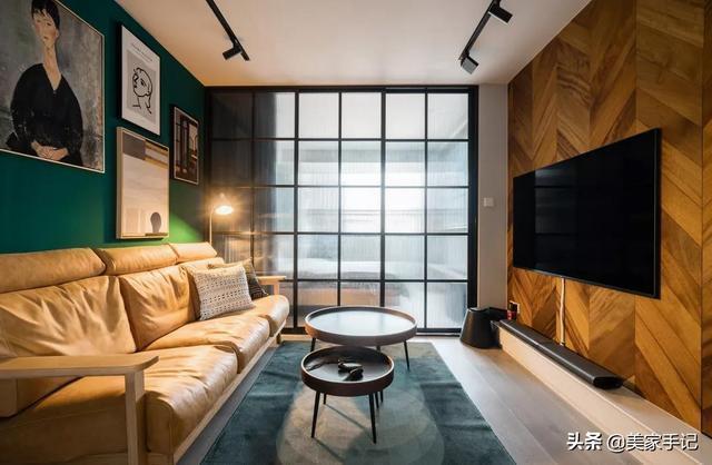 玄关|40㎡你觉得小她却改成2室1厅外加1个衣帽间，全屋复古高级晒晒