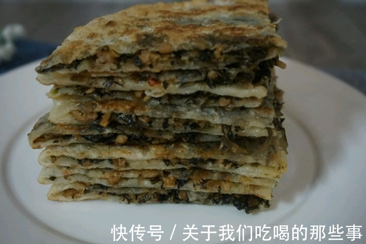 五花肉|5元1个的梅干菜肉饼，在家轻松做，酥脆咸香，放凉也不硬，特好吃