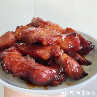 吃了空气炸锅蜜汁叉烧忘不掉，家人香的受不了