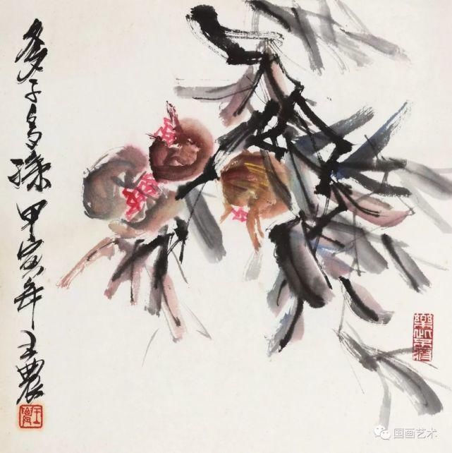 齐白石!笑口常开,多子多福——现当代名家笔下的石榴