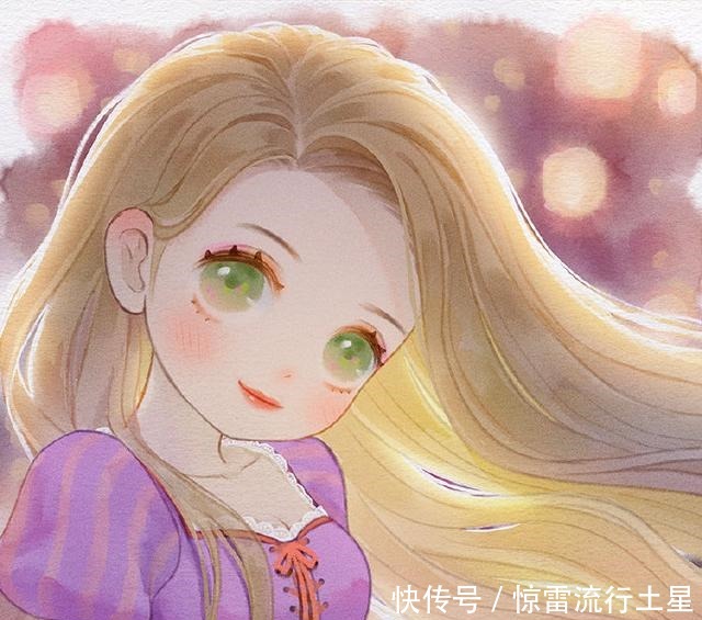 爱洛公主|软萌版迪士尼公主,白雪公主眼睛里有星辰,糖果公主甜蜜值高