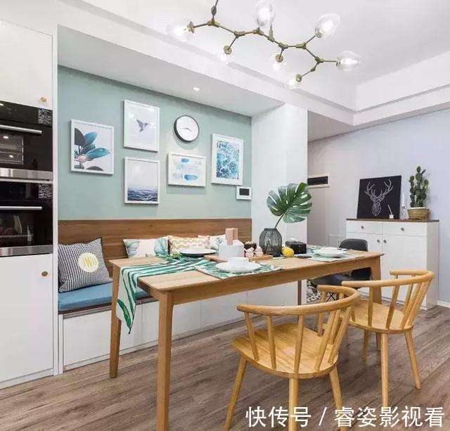 装修设计|家里不要买餐桌了,头次见有钱人家用这种设计,好看实用又省空间