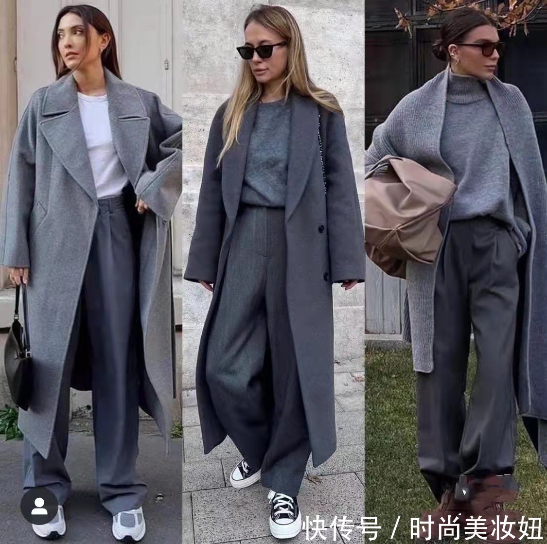 利落 为什么气质好的女人,都喜欢穿“长大衣”?看时尚博主穿搭就懂了