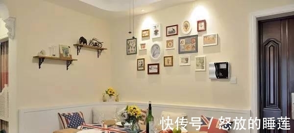 卡座|90㎡三房，一进门是餐厅，设卡座实用又漂亮！给大家参考一下