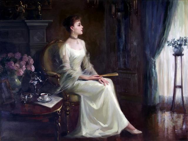 人物!美国华裔广州美术学院画家凯尔文雷人物油画