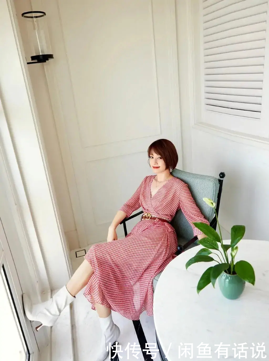 裙装|马伊琍向来随性,穿“大妈裙”腰大一圈,还配89块帆布鞋真接地气