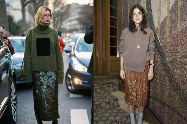 blind 早春穿什么毛衣+半身裙,让你时髦又有文艺范,满满女人味