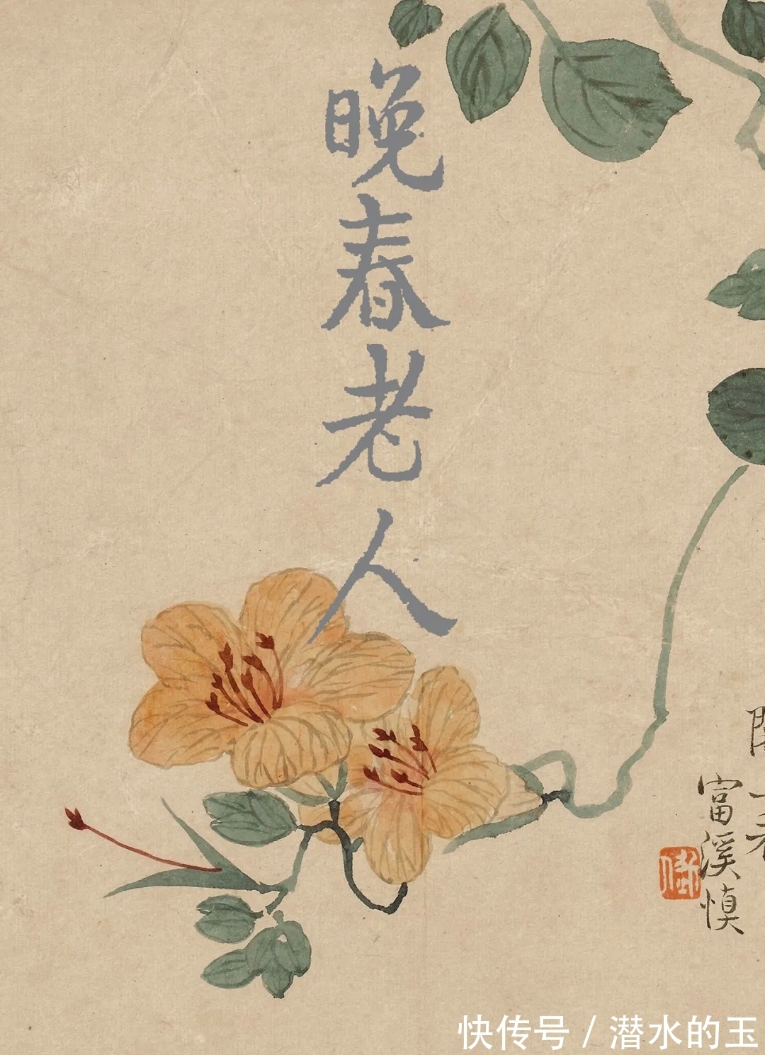 花卉图$汪士慎:一生心事为花忙丨私享艺术