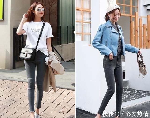 冬天|冬天还在穿打底裤?今年流行这5种颜色牛仔裤,改变你的穿着搭配