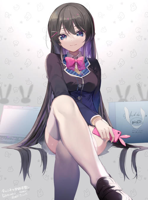 jk|傲娇清纯JK?月之美兔壁纸特辑