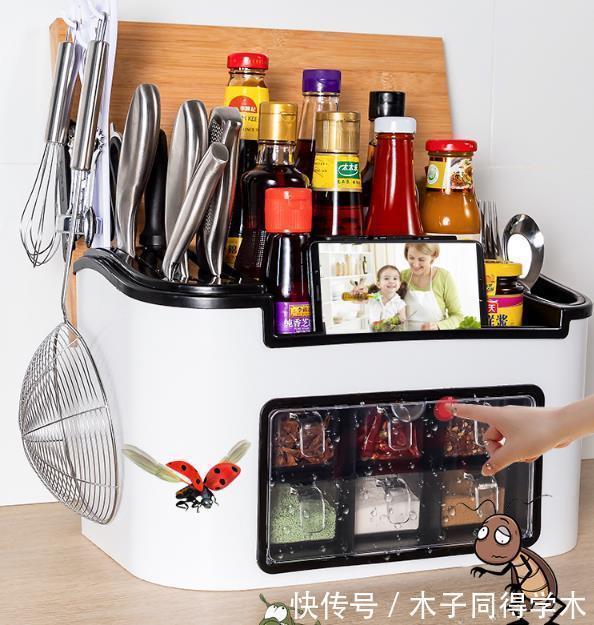 表姐|去表姐家发现,厨房台面从不摆瓶瓶罐罐,这样做美观实用不占地儿