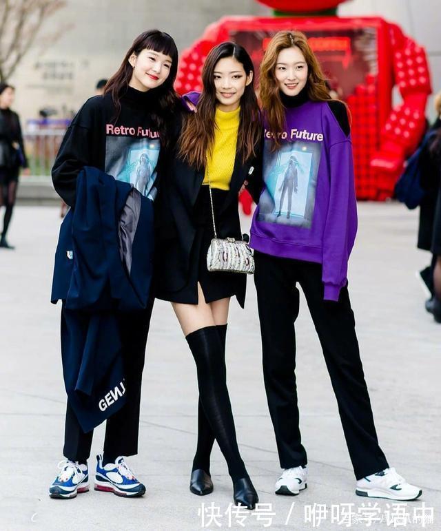 闺蜜穿搭，我只服韩国妹子！高调却不雷同，怎么看都好看