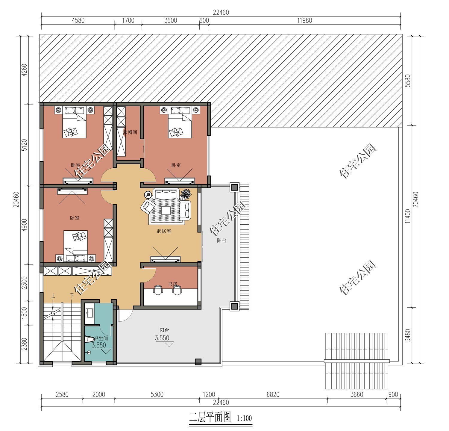 中式合院|20×10米农村中式合院，颜值杠杠的，建一栋出来面子十足