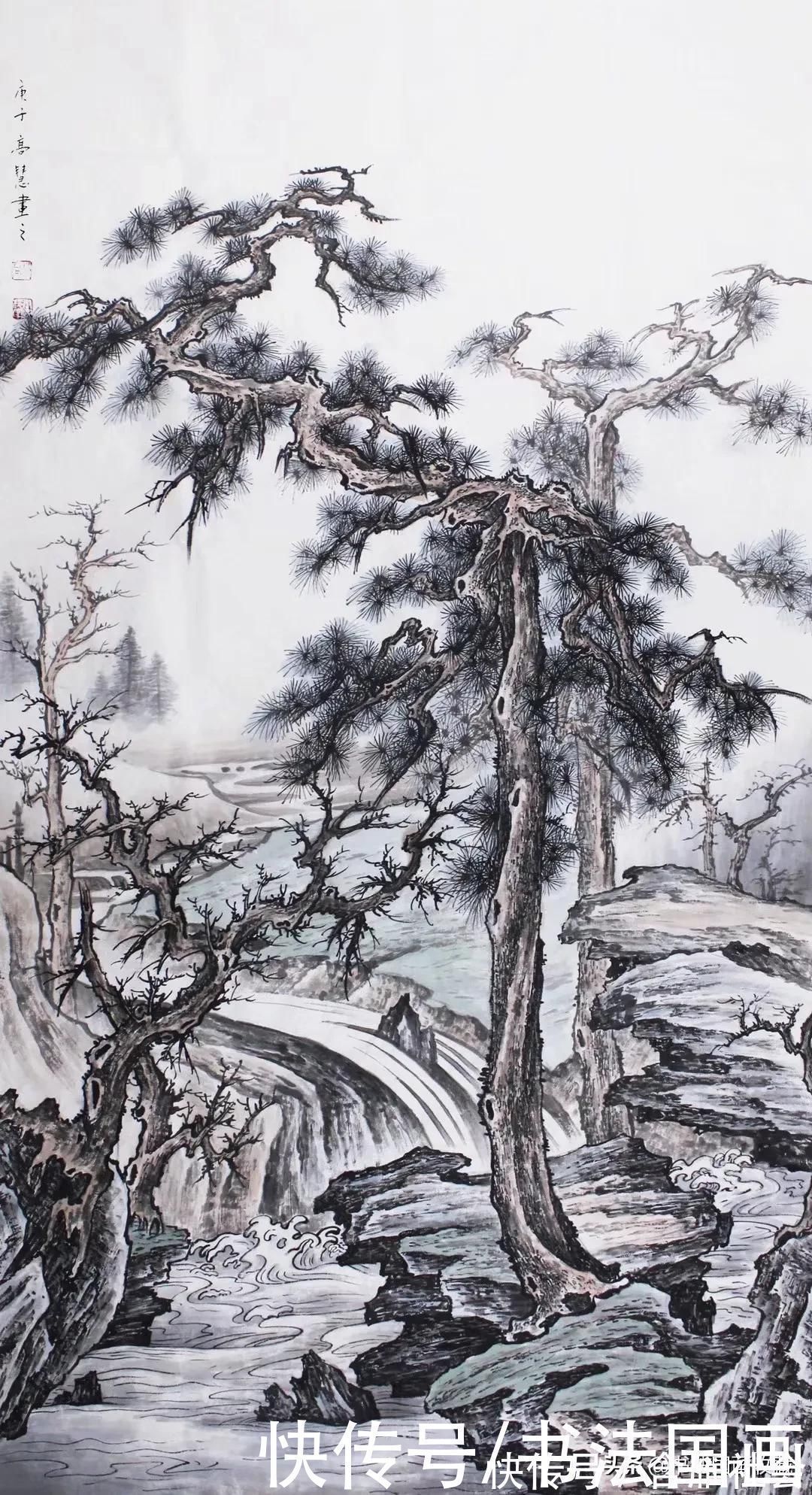 收藏&书法定制,国画收藏:家和万事兴,大展鸿图,大道无边,茶道缘