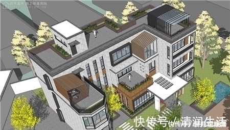 堂屋|推荐5款三层别墅设计图纸，最适合农村建的房子