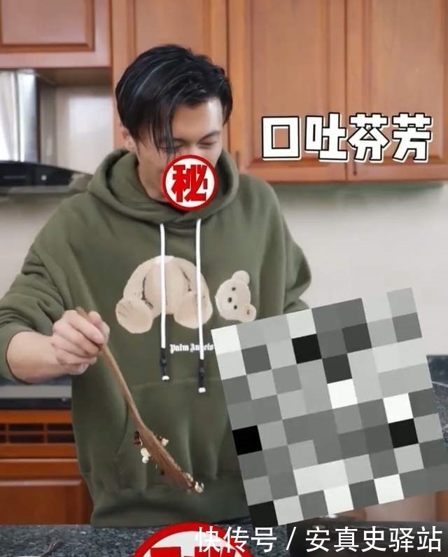 谢霆锋拍视频,做黑暗料理像网红,曝光超大厨房太豪华