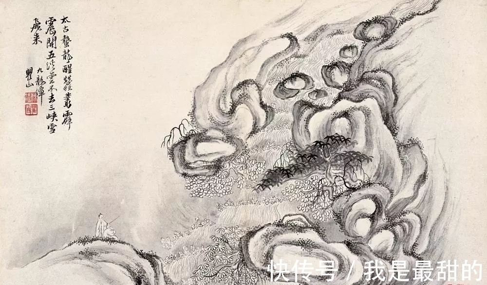 妙意@神笔出妙意,恰似天上人间!梅清山水画精读