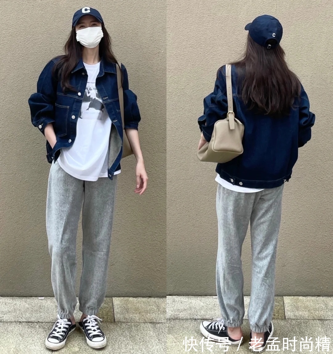 牛仔外套|这才是早秋穿搭的百变打开方式,慵懒休闲不随意,显身材又提气质
