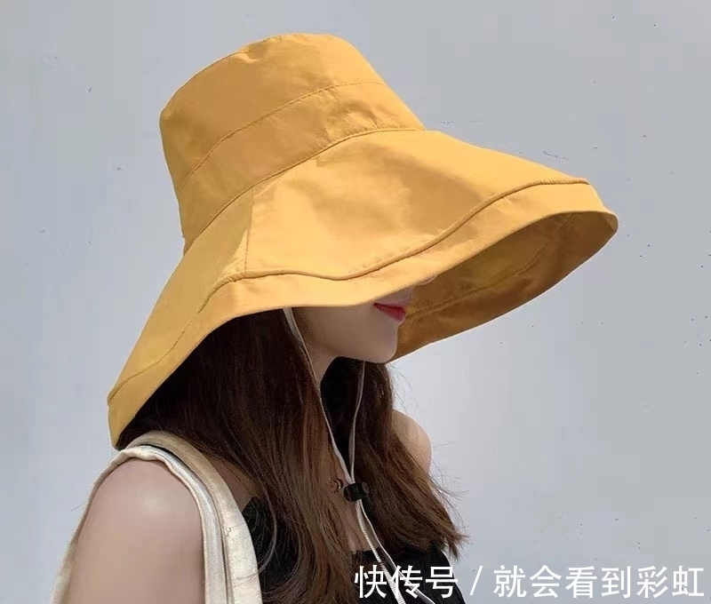 防晒|全脸防晒大帽檐,夏季出门必备,又美又飒