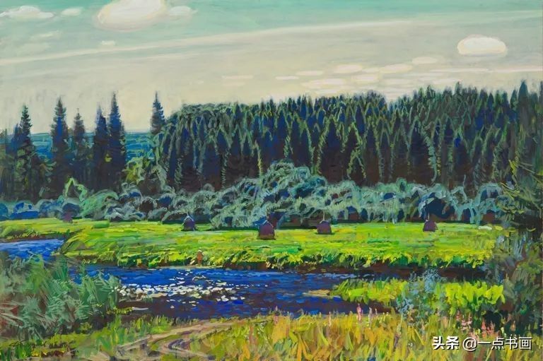 美术学院#阿巴库莫夫:被誉为俄罗斯的金笔,其画笔下都是净化的世界