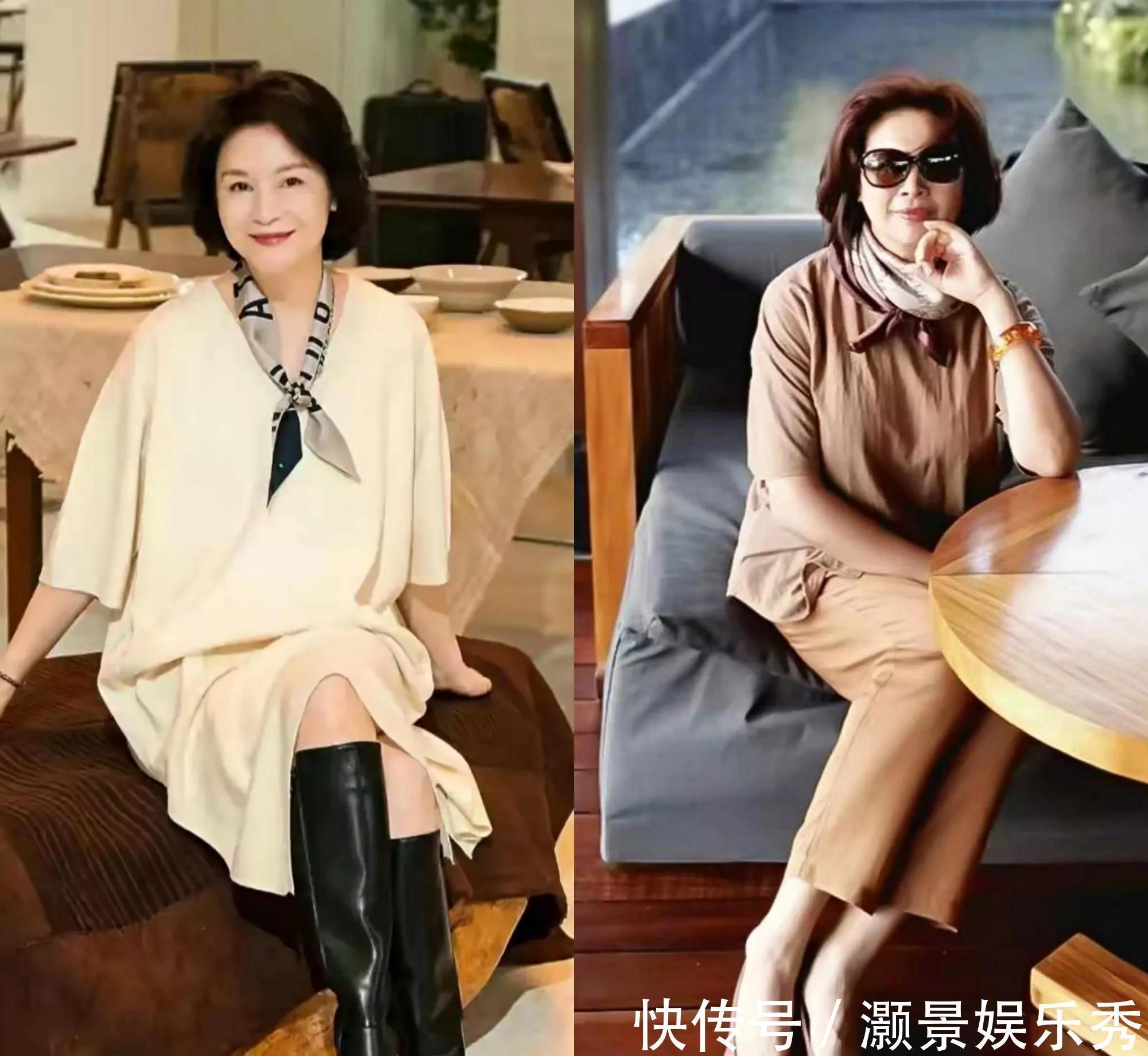 驼色 这才是50、60岁女人该有的穿搭,不装嫩也不老气,优雅而高级