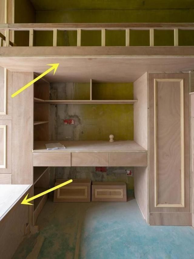 床铺|花8千块叫木工做上下床,还是第一次见这种床,连衣柜书桌都有了