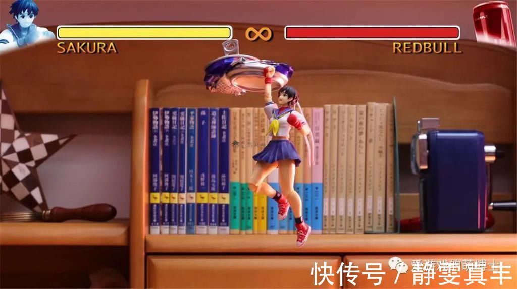 纸巾盒|还原出游戏中的打击感,海外达人自制《街头霸王》定格动画