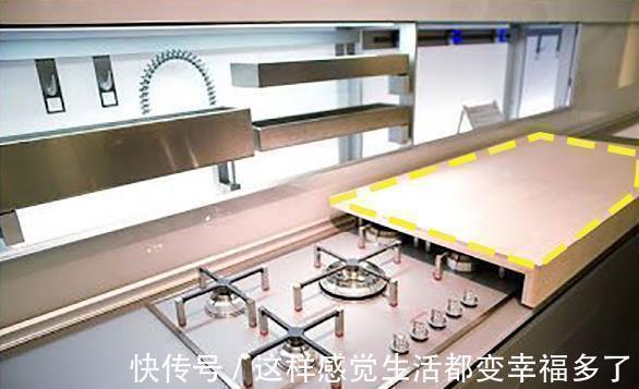 燃气灶|厨房做灶台记得加上它,台面可大幅度增加,防灰尘,看起来更清爽